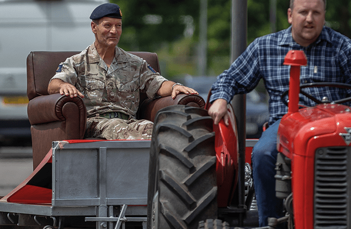 Chief royal engineer urch tyrone tractor